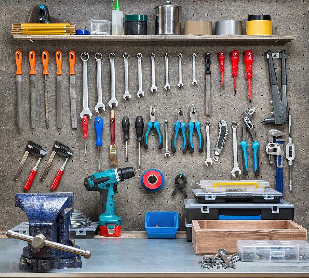 Хранение ручных инструментов в мастерской