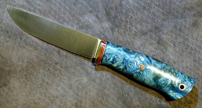 Рукоятка ножа из стабилизированной древесины