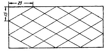 Схемы геометрической резьбы по дереву в виде сетки